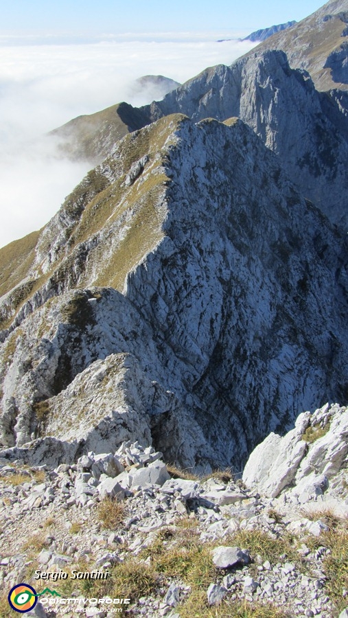 64 Cresta da percorrere verso Passo del Re.JPG